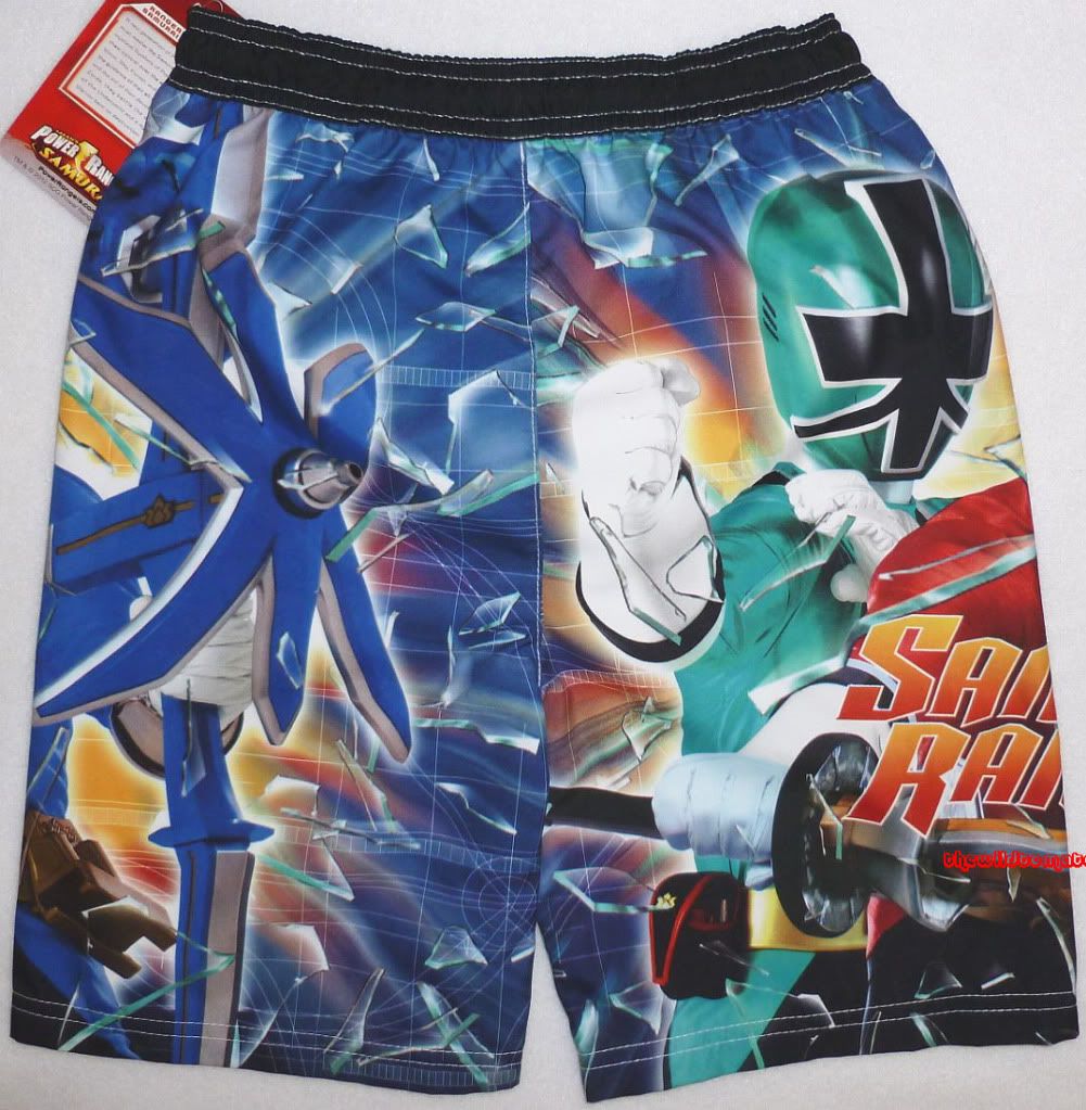 power ranger swimming trunks