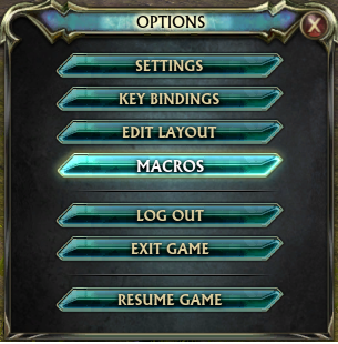 First you open up your Options menu by pressing the Esc button.