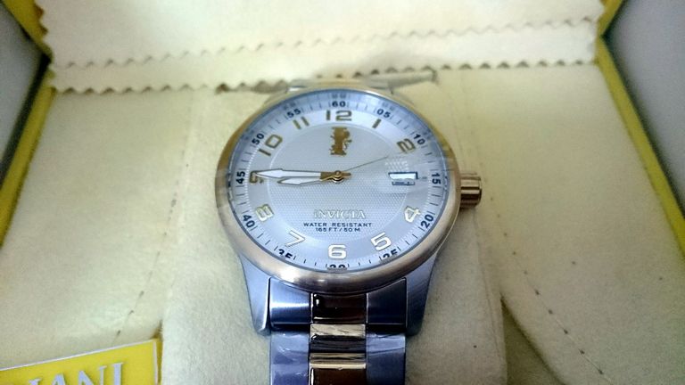 dư dùng cái INVICTA Men viền vàng 18k mua ở Mĩ - 5