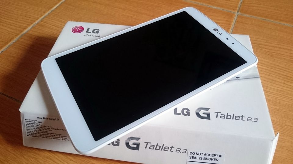 bán LG G PAD 8.3 (V500) chính hãng - màu trắng - fullbox - bao cover xịn - 1