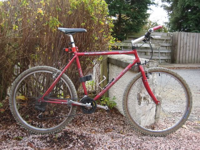 old mountain bike to commuter