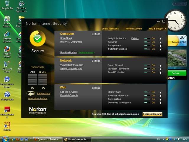 Norton Internet Security Suite 2010. Полная лицензионная версия бесплатно.