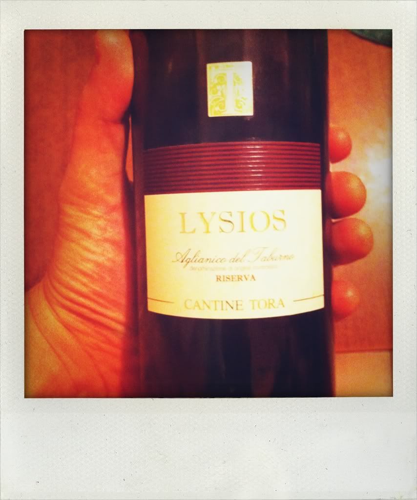 Aglianico del Taburno Riserva &quot;Lysios&quot; 2007, Cantine Tora, Uploaded from the Photobucket iPhone App