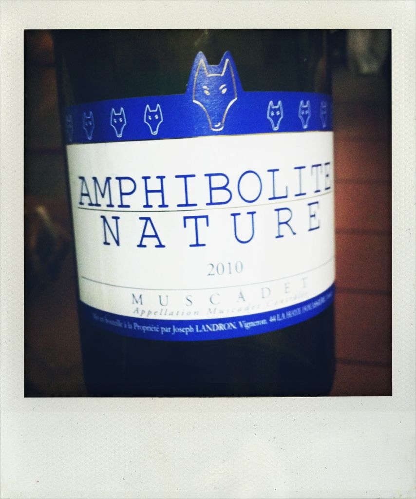 Muscadet AOC Cuv&eacute;e Amphibolite nature 2010, Joseph Landron, Uploaded from the Photobucket iPhone App