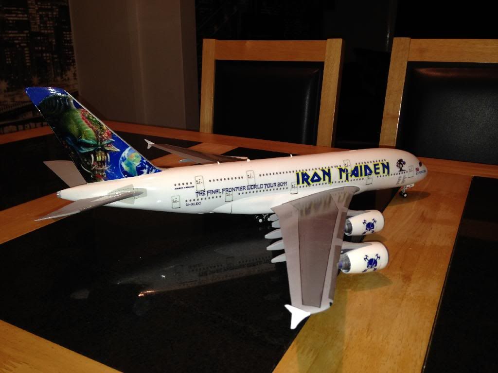 Revell 1 144 A380 Ed Force One Iron Maiden Ready For Inspection Aircraft Britmodeller Com