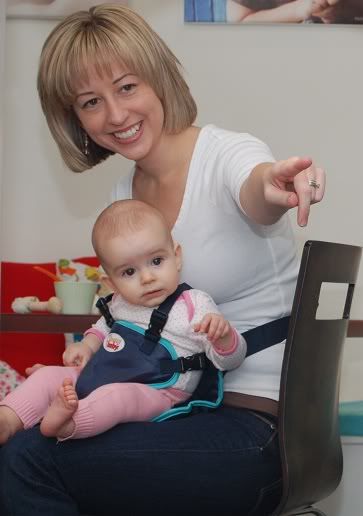 travel chair on mum