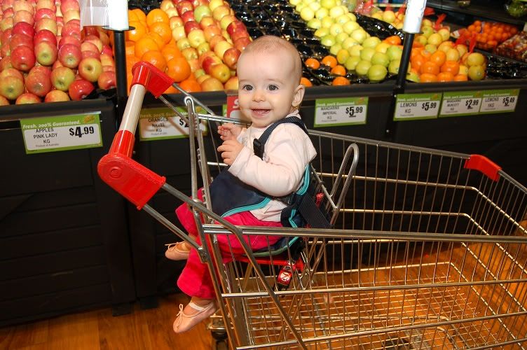 in shopping trolley