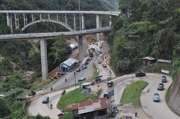 kelok sembilan saat mudik JembatanLayangKelokSembilan Kelok Sembilan Sumatra Barat Kini