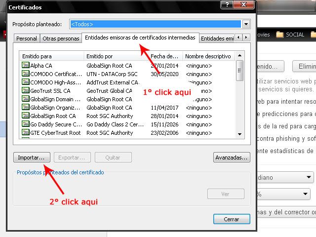 certificado google chorome certificado google chorome