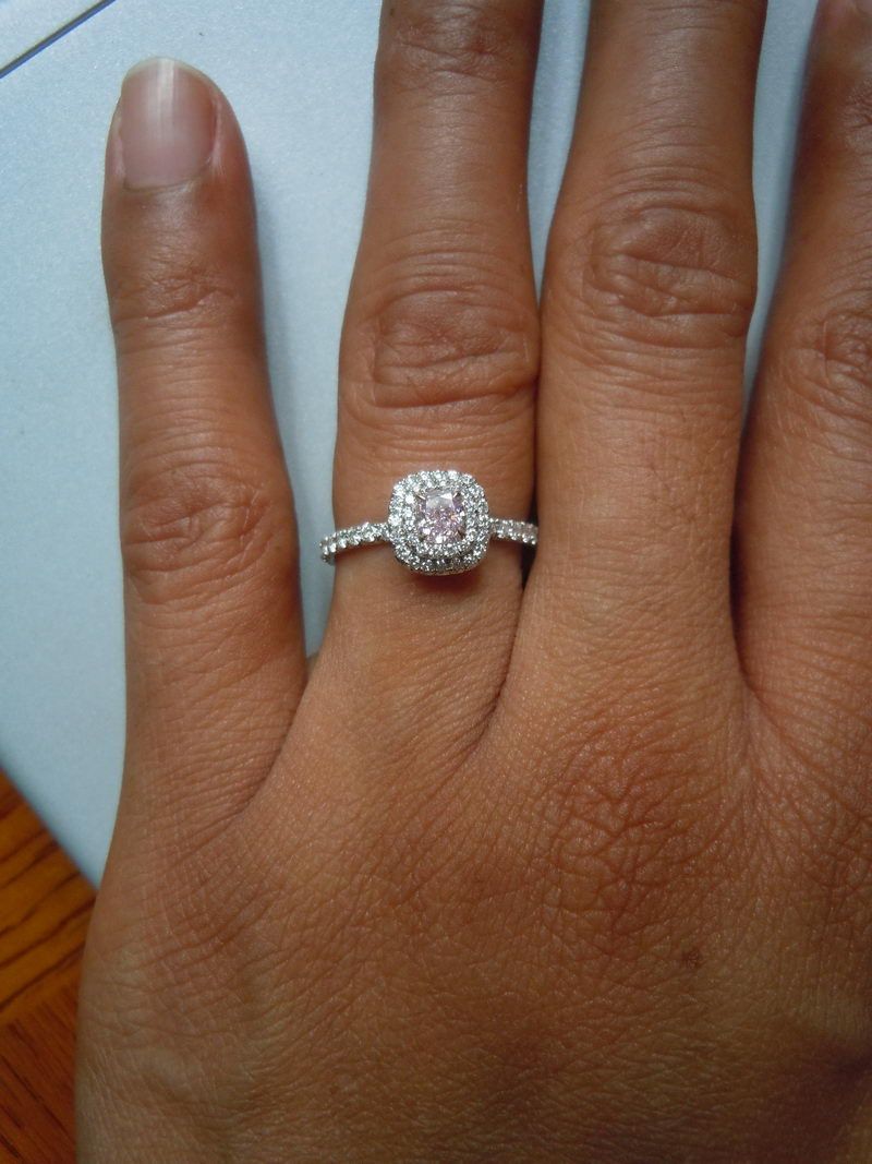 pink diamond ring