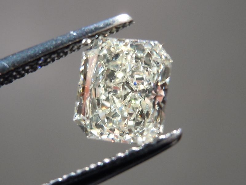 Loose Diamond .92ct Radiant Cut L VS1 Beautiful Crushed Ice R4011