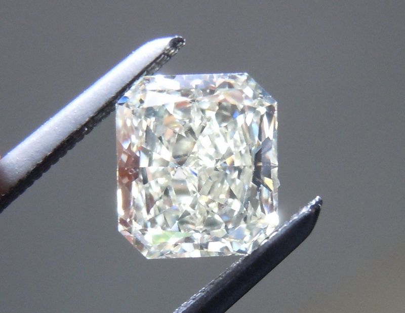 Loose Diamond .92ct Radiant Cut L VS1 Beautiful Crushed Ice R4011