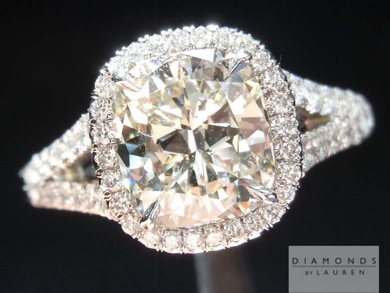colorless diamond ring