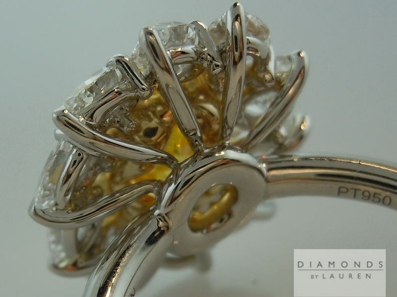 flower diamond ring