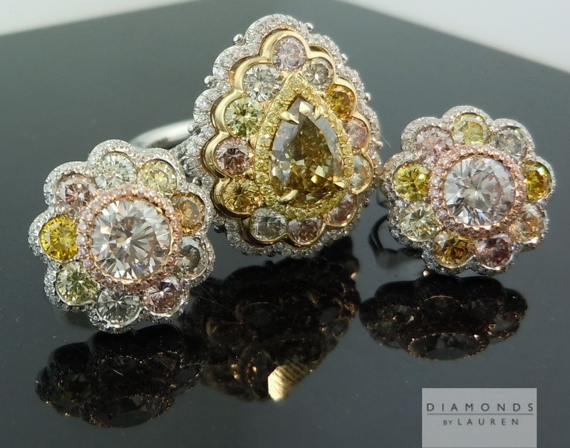 multi-colored diamond jewelry
