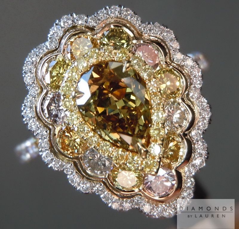 fancy colored diamond ring