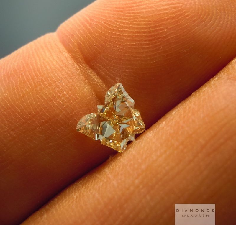 butterfly shape diamond