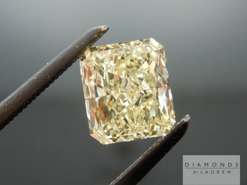 natural radiant cut diamond