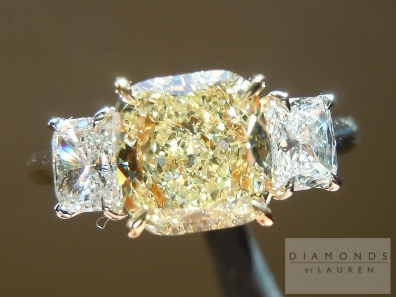 colored diamond ring
