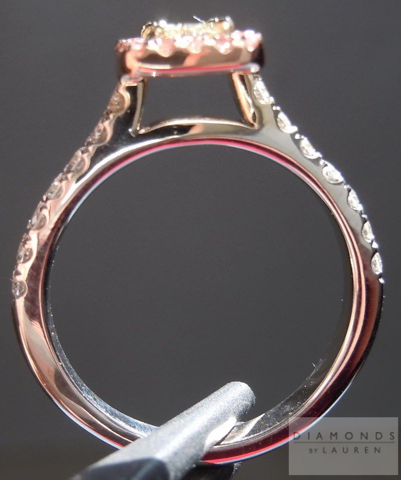 pink dimaond ring