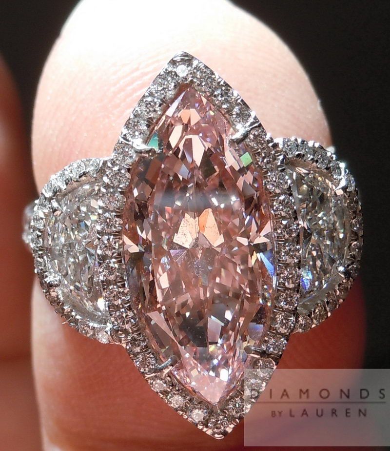 pink diamond ring