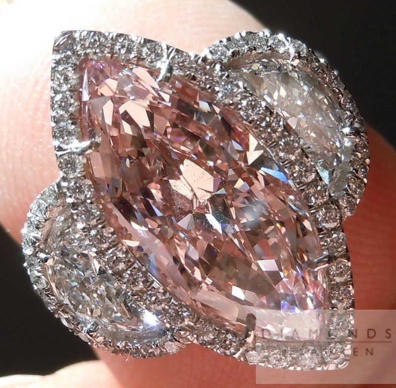 pink diamond marquise