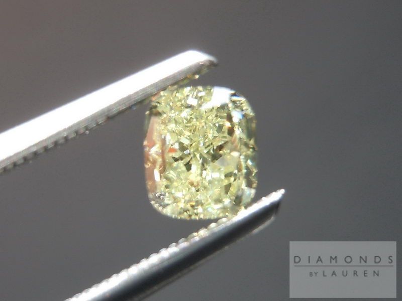 fancy light yellow cushion cut diamond fancy light yellow cushion cut diamond