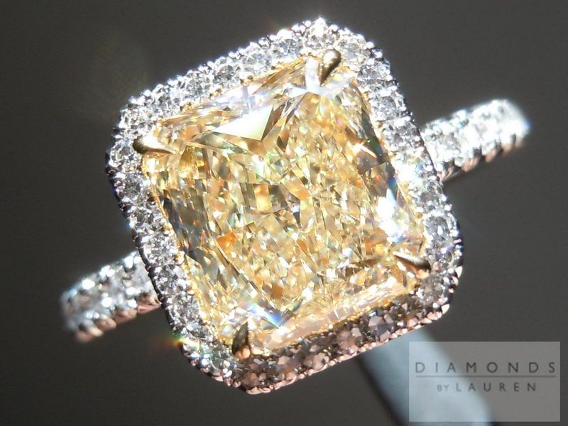 yellow diamond engagement ring