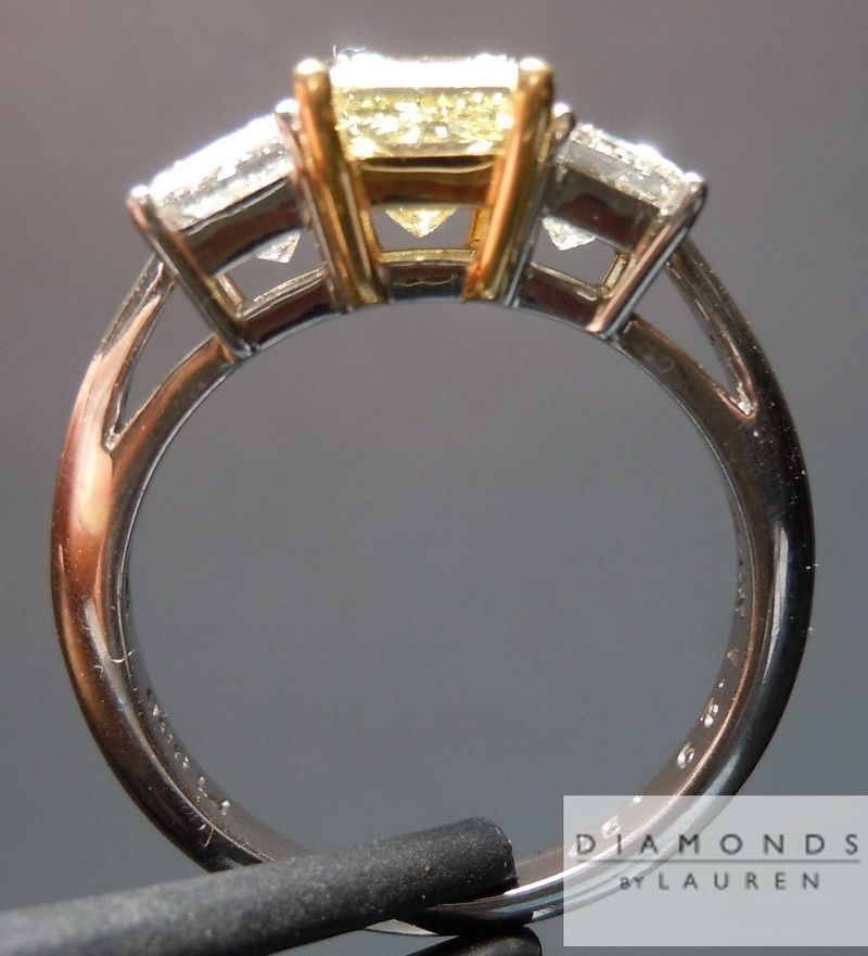 carnary diamond ring