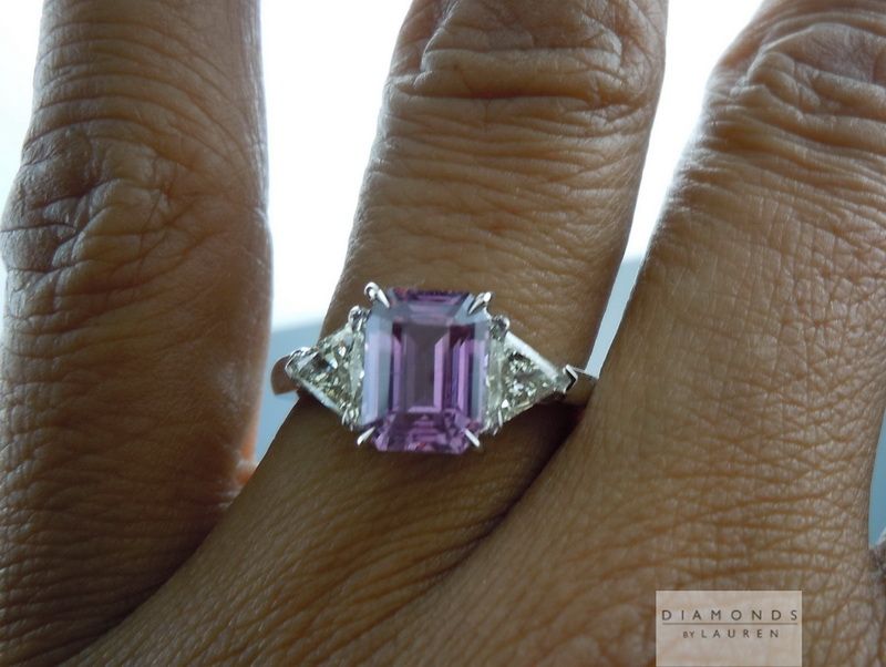 pink-purple sapphire ring