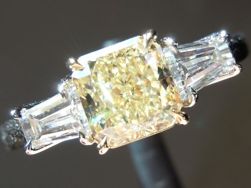yellow diamond ring