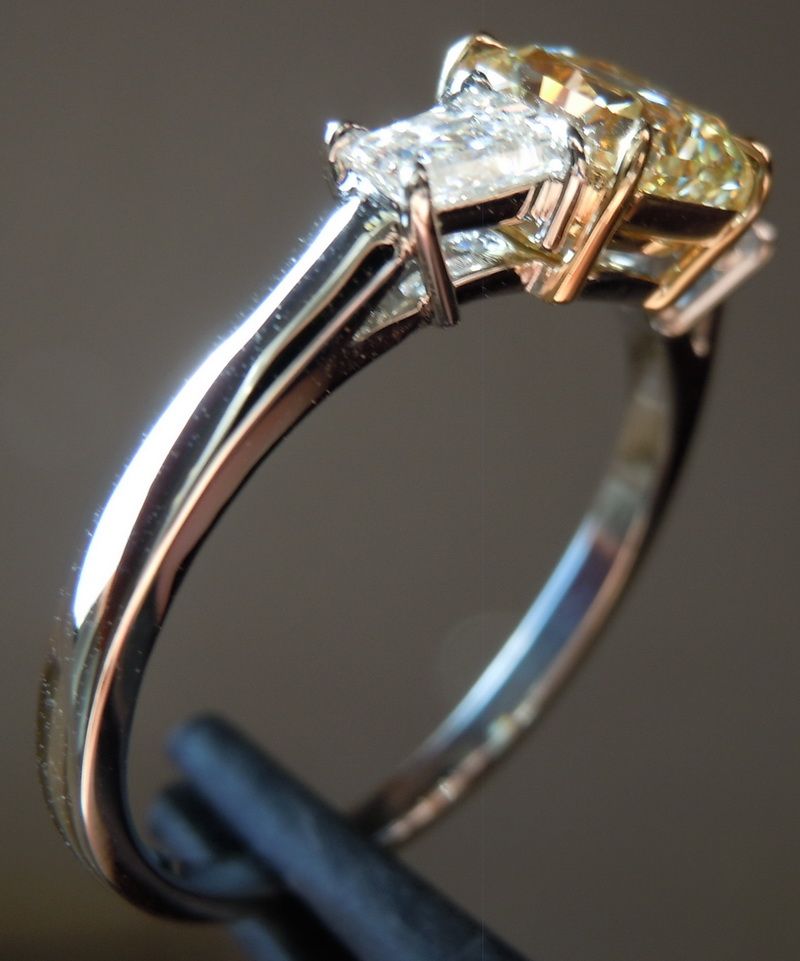 radiant cut diamond ring