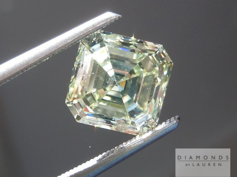 green asscher cut diamond