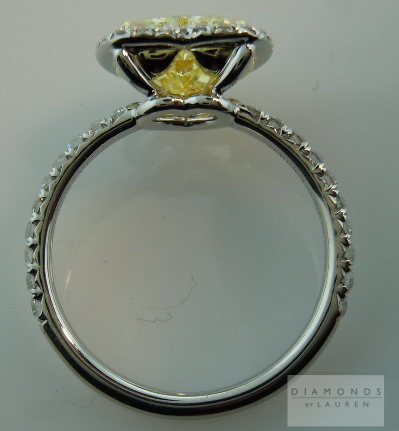 yellow heart diamond ring