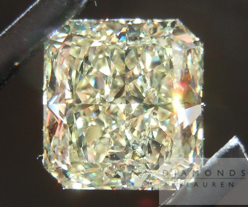 y-z, natural light yellow diamond