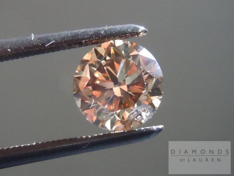yellow brown diamond round brilliant cut yellow brown diamonds