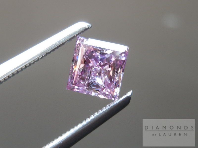 intense pink-purple diamond