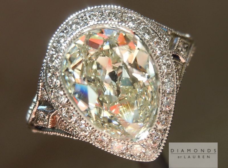 vintage style diamond ring