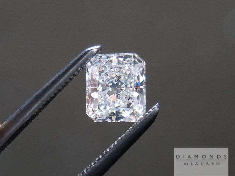 Radiant cut diamond rings pictures