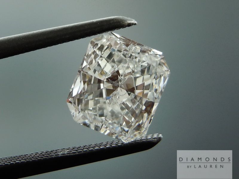colorless radiant cut diamond