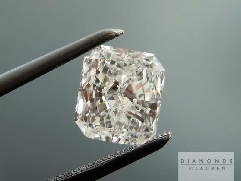 colorless radiant cut diamond