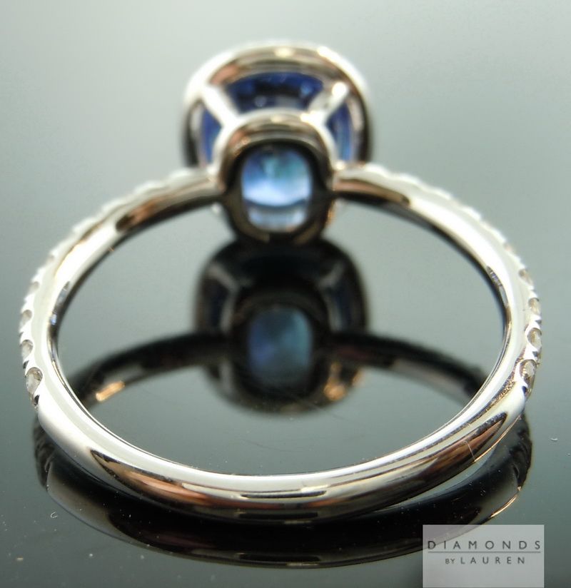 hand forged sapphire ring