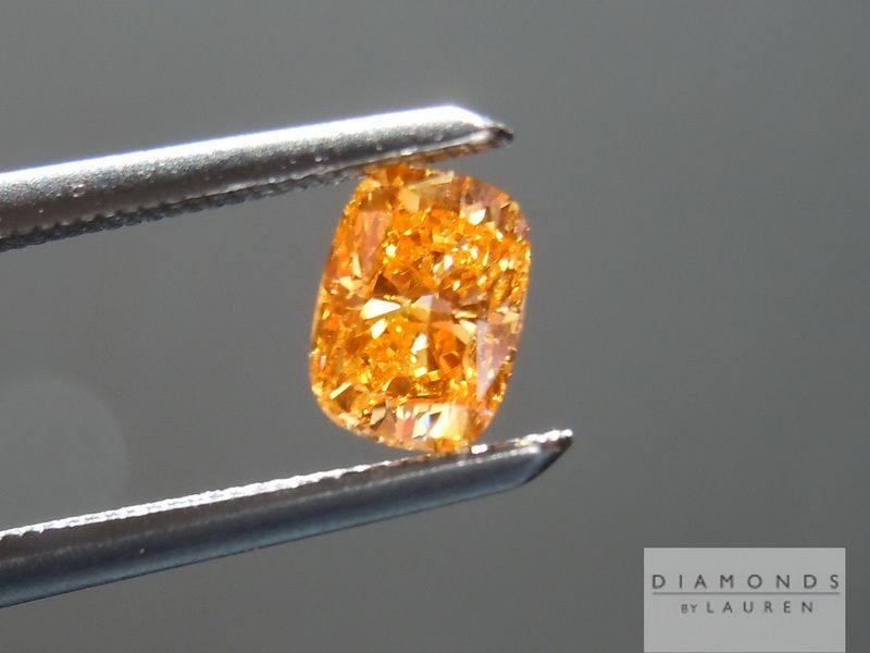 vivid orange diamond