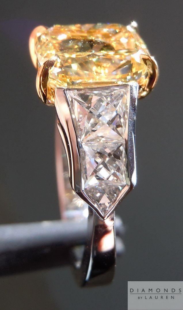 french cut diamond ring