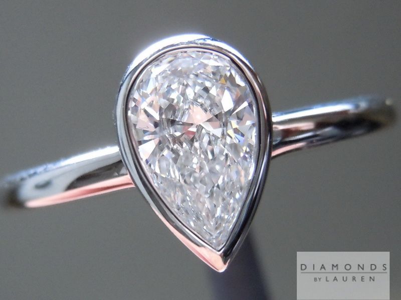 pear shpae diamond ring