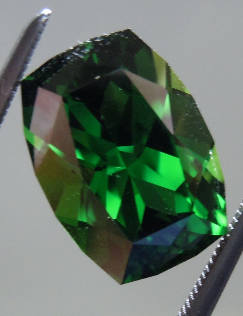 precision cut chrome tourmaline