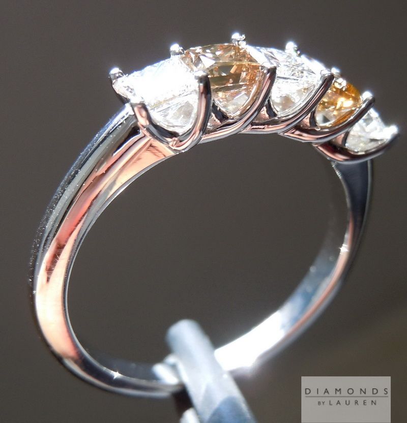 five stone diamond ring