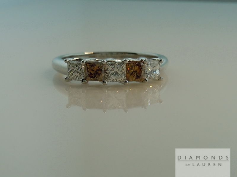 fancy brown diamond ring