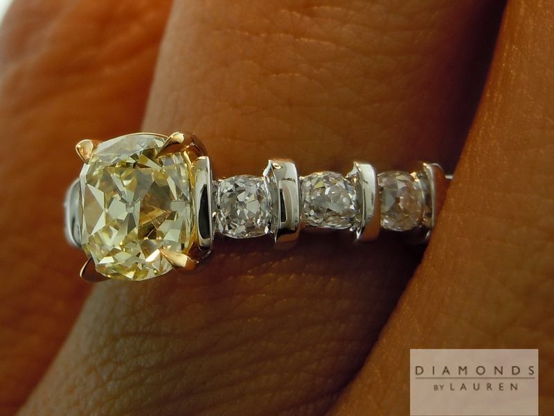 yellow diamond ring