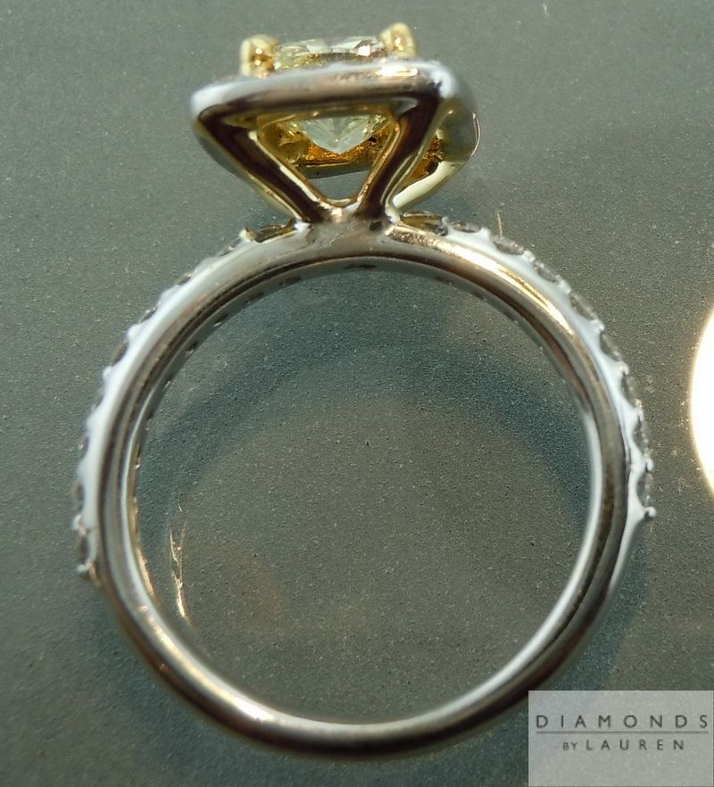 gia yellow diamond ring